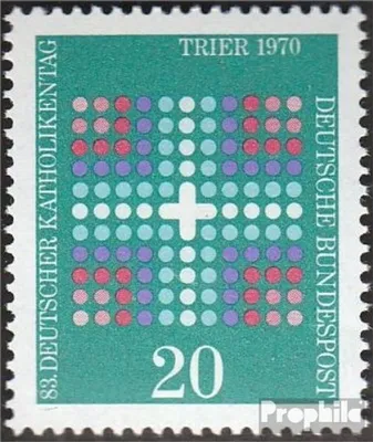 Produktbild von Briefmarken BRD (BR.Deutschland) 1970 Mi 648 (kompl.Ausg.) FDC Deutscher Katholikentag