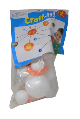 Produktbild von Dein eigenes Sonnensystem Set zum selber bauen für Kinder Astronomie Bastelset