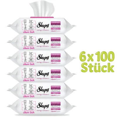 Produktbild von Sleepy Reinigungstücher für den täglichen Oberflächeneinsatz Reinigungstuch Rosa
