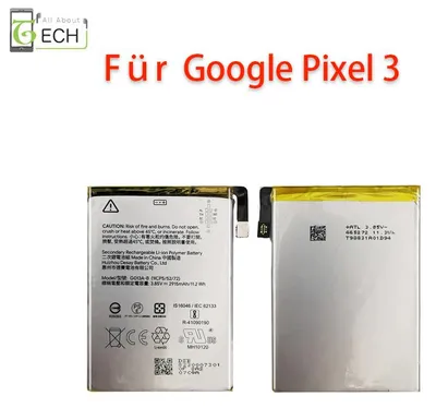 Produktbild von Für Google Pixel 3 AKKU Batterie Battery G013A-B 2915mAh NEU Ersatzakku