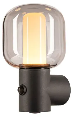 Obrázok produktu pre SLV 1004679 OVALISK WL Senzor, vonkajšie nástenné svetlo LED antracitový spínač CCT 3000/4000K IP65
