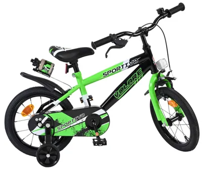 Immagine prodotto di Bicicletta da bambino Volare Sportivo - ragazzo - 14 pollici - verde nero