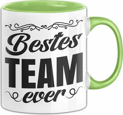 Produktbild von Bestes Team Tasse Geschenk Mitarbeiter Teamgeist Geschenkidee Team Geschenkideen (Grün)