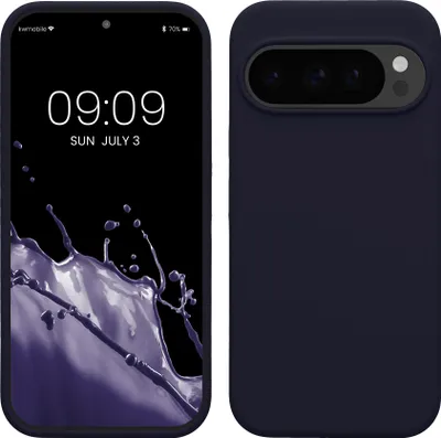 Produktbild von kwmobile Handyhülle für Google Pixel 10 / Pixel 10 Pro Hülle - Case Silikon - Kabelloses Laden - Schutzhülle Cover in Deep Ocean