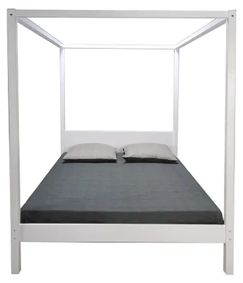 Produktbild von HIMMELBETT ROMANCE / Bett 140x190 - Weiß