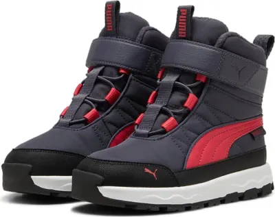 Produktbild von Puma Evolve Boot Purtx AC+PS Unisex Kinder Sneaker gefüttert grau 392649 05 , Schuhgröße:31 EU