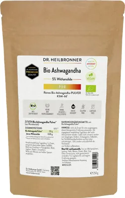 Produktbild von Ashwagandha PUR Pulver | 250g Pulver