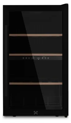 Produktbild von Les Petits Champs Weinkühlschrank CAVCDB32 Schwarz, 32 Flaschen, Kapazität 80L