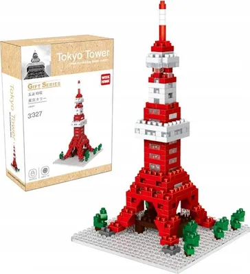 Immagine prodotto di Mini mattoncini Tokyo Tower Set di modellismo architettonico 281 pezzi Giocattolo da costruzione
