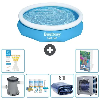 Immagine prodotto di Bestway Fast Set, piscina rotonda - 305x66 cm - 5 pezzi, modello S302
