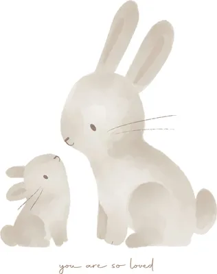 Produktbild von Little Dutch | Poster A3 Baby Bunny