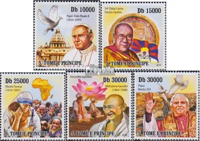 Produktbild von Briefmarken Sao Tome e Principe 2010 Mi 4315-4319 (kompl.Ausg.) postfrisch Philanthropen