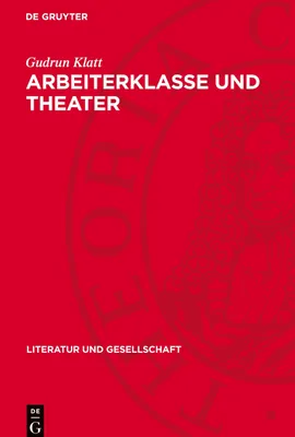Produktbild von Arbeiterklasse und Theater