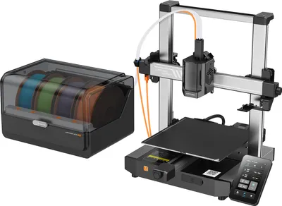Zdjęcie produktu dla Drukarka 3D Anycubic Kobra 3 Combo, prędkość druku 600 mm/s, 4 drukarki wielokolorowe z suszarką do filamentu ACE Pro, rozmiar wydruku 250x250x260 mm