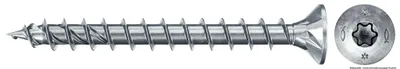 Produktbild von fischer Spanplattenschraube PowerFast, FPF II CTF 5,0 x 60 BC 100 Senkkopf mit Innenstern TX Vollgewinde galvanisch verzinkt, blau passiviert, 100 Stück