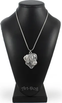 Image de Rhodesian Ridgeback - collier avec chien, pendentif chien sur chaîne en argent, bijoux uniques de la marque Art-Dog