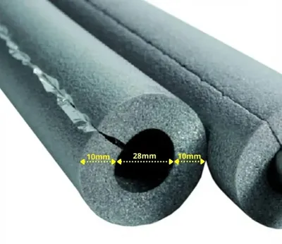 Obrázok produktu pre Kaučuková izolácia, izolácia potrubia 28mm x 10mm, tepelná izolácia, 18m