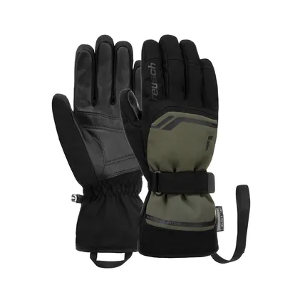 Obrázek produktu pro Rukavice Reusch Primus R-TEX® XT, velmi teplé, nepromokavé a prodyšné, barva: tmavě olivová / černá, velikost: 7