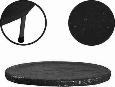 Immagine prodotto di Copertura per trampolino - Copertura antipioggia - Nero - Ø 244 cm