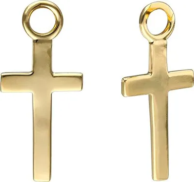 Produktbild von 14 Karat Gold Anhänger für Clicker KREUZ