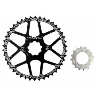 Produktbild von Msc Ratio Expander Sprocket For Cassettes Black 16/42t