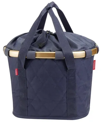 Immagine prodotto di Cestino per bicicletta KLICKfix BIKEBASKET ROHMBUS MIDN. ORO