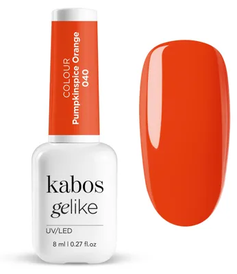Productafbeelding van Kabos UV UV/LED Nagellak Hybride lak Gelike 040 Pumpkinspice Orange 8ml