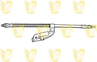 Produktbild von UNIGOM 377315 Bremsschlauch Vorne Links für FORD Fiesta Mk4 Schrägheck (JAS, JBS) Puma Schrägheck Fiesta Mk4 (J3S, J5S) Fiesta Mk4 Kastenwagen (JVS)