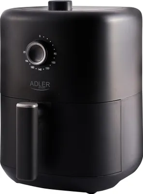 Produktbild von Adler AD 6310, Heißluftfritteuse, 3 l, 80 °C, 200 °C, Einzelbild, Schwarz