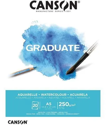 Produktbild von Canson Aquarellpapier, 250 g – Format A3