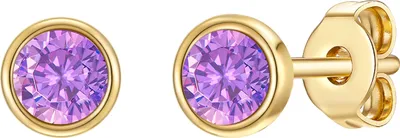 Produktbild von Glanzstücke München Ohrstecker Sterling Silber Amethyst 50083049