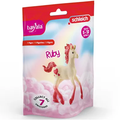 Produktbild von schleich BAYALA 70774, 5 Jahr(e), Collecting unicorn, Unicorns & Fairies, Beige, Rot