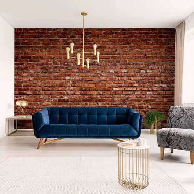 Produktbild von Muralo XXL Selbstklebende FOTOTAPETE Rote Backsteinmauer 3D Effekt (B) 152,5 cm x (H) 104 cm Tapete Wandtapete WOHNZIMMER SCHLAFZIMMER 4796