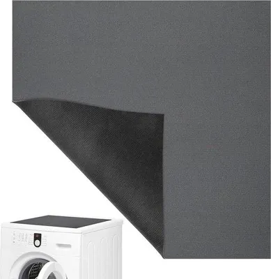 Obrázok produktu pre Protisklzová podložka pod práčku 60 x 60 cm, sivá