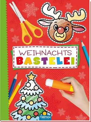Immagine prodotto di Trötsch Bastelbuch mit Bastelbögen Weihnachtsbastelei
