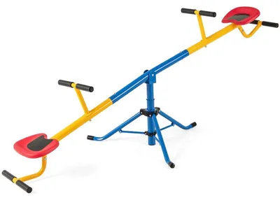 Zdjęcie produktu dla Huśtawka obrotowa dla dzieci GP-10004-TS, obrót o 360 stopni, dla dzieci w wieku 3–8 lat, nośność 60 kg – N