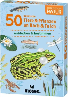 Produktbild von 50 heimische Tiere & Pflanzen an Bach & Teich