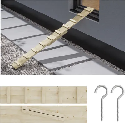 Image de Echelle pour chat escalier pour chat escalier pour chat escalier pour chat sur balcon 4m avec crochets à vis 9765