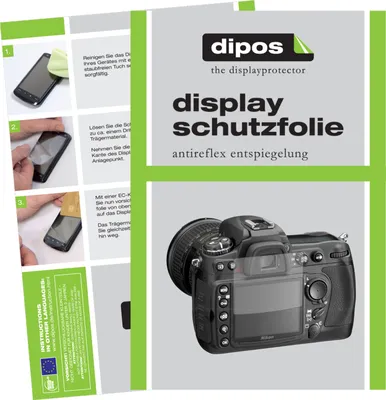 Zdjęcie produktu dla 6x folia ochronna do Nikon D300 matowa folia ochronna na ekran dipos
