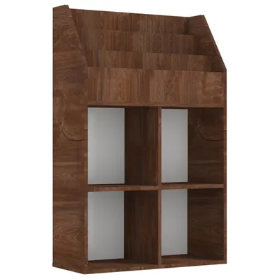 Produktbild von Kinder-Bücherregal Braun Eichen-Optik 71x30x114cm Holzwerkstoff