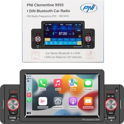 Produktbild von PNI PNI-MP5-9555 1-DIN Autoradio Bluetooth USB