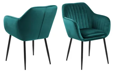 Produktbild von Actona Emilia, Gepolsterter Sitz, Stoff, Grün, Gepolsterte Rückenlehne, Stoff, Grün