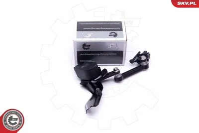 Image de Capteur de réglage de l'éclairage pour AUDI A8 (4E2, 4E8), côté gauche, pour phares xénon. Modèle : ESEN SKV 17SKV571