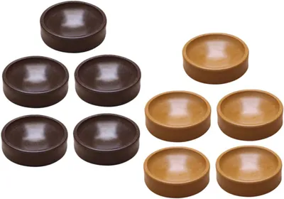 Produktbild von 10 Stück Runde Möbelgleiter für Stühle, Tische und andere Möbel
