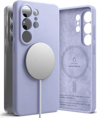Produktbild von Handyhülle für Galaxy S26 Ultra, Ringke Silicone Magnetic mit MagSafe, Violett