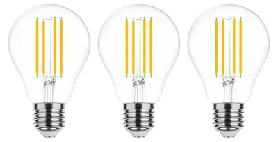 Produktbild von Modee E27 LED Filamentlampe 10W 1350lm 2700K Warmweiß 3 Stück