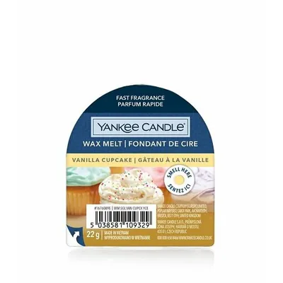 Produktbild von Yankee Candle Vanilla Cupcake, Rund, Vanillefarbe, Cocoa, Vanille, 7 cm, 30 mm, 22 g