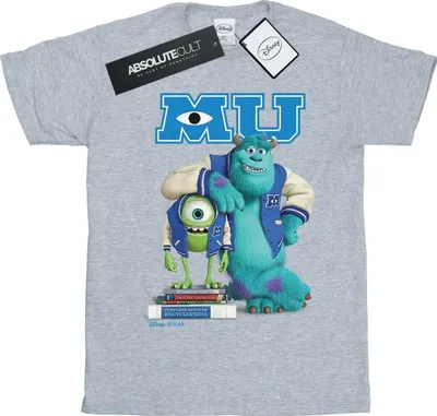 Produktbild von Disney - "Monsters University" T-Shirt für Herren BI19019 (S) (Grau)