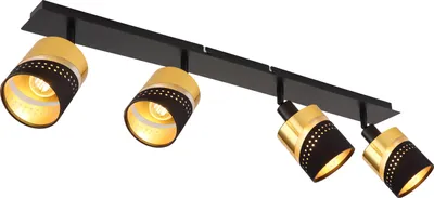 Immagine prodotto di Globo Lighting|faro in metallo nero opaco, 4x E14