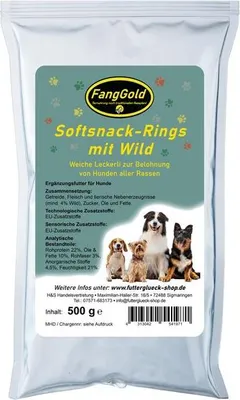 Produktbild von FangGold Softsnack-Rings mit Wild 500 g